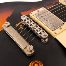 Load image into Gallery viewer, Vintage V100 ICON Electric Guitar ~ Distressed Black Over Sunburst