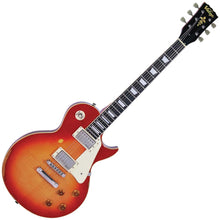 Load image into Gallery viewer, Vintage V100 ICON Electric Guitar ~ Distressed Cherry Sunburst