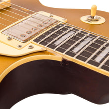 Load image into Gallery viewer, Vintage V100 ICON Electric Guitar ~ Distressed HH Gold Top