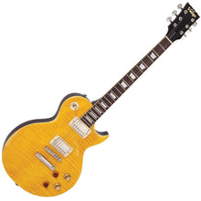 Load image into Gallery viewer, Distressed 'Lemon Drop' Vintage V100 ICON Electric Guitar