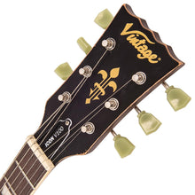 Load image into Gallery viewer, Vintage V100 ICON Electric Guitar ~ Distressed Tobacco Sunburst