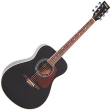 Load image into Gallery viewer, Vintage V300 Acoustic Folk Guitar ~ Black