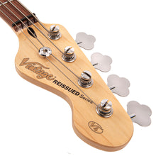 Load image into Gallery viewer, Vintage V42 ReIssued Bass Guitar ~ 3 Tone Sunburst