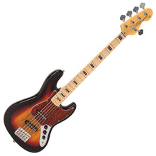 Load image into Gallery viewer, Vintage V495 Coaster Series 5-String Bass Guitar ~ 3 Tone Sunburst