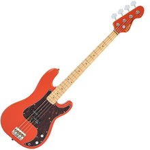 Load image into Gallery viewer, Firenza Red Vintage V4 ReIssued Maple Fingerboard Bass Guitar