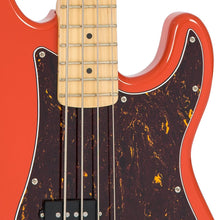Load image into Gallery viewer, Firenza Red Vintage V4 ReIssued Maple Fingerboard Bass Guitar