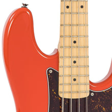 Load image into Gallery viewer, Firenza Red Vintage V4 ReIssued Maple Fingerboard Bass Guitar