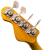 Distressed Firenza Red Vintage V4 ICON Bass Guitar