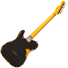 Load image into Gallery viewer, Distressed Black Vintage V62 ICON Electric Guitar