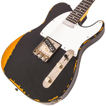 Load image into Gallery viewer, Distressed Black Vintage V62 ICON Electric Guitar