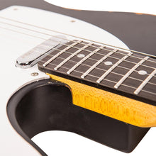 Load image into Gallery viewer, Distressed Black Vintage V62 ICON Electric Guitar