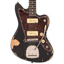 Load image into Gallery viewer, Vintage V65 ICON Vibrato Electric Guitar ~ Distressed Black