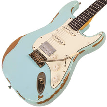 Load image into Gallery viewer, Ultra-Gloss Distressed Laguna Blue Vintage V6H ICON HSS Electric Guitar