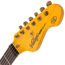 Load image into Gallery viewer, Ultra-Gloss Distressed Laguna Blue Vintage V6H ICON HSS Electric Guitar