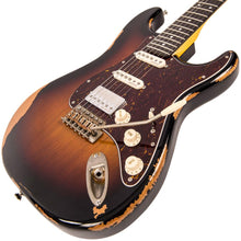 Load image into Gallery viewer, Vintage V6H ICON HSS Electric Guitar ~ Ultra-Gloss Distressed Sunset Sunburst