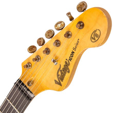 Load image into Gallery viewer, Ultra-Gloss Distressed Sunset Sunburst Vintage V6H ICON HSS Electric Guitar