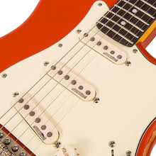 Load image into Gallery viewer, Distressed Firenza Red Vintage V6 ICON Electric Guitar