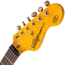 Load image into Gallery viewer, Distressed Firenza Red Vintage V6 ICON Electric Guitar