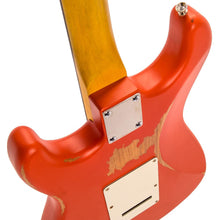 Load image into Gallery viewer, Vintage V6 ICON Electric Guitar ~ Distressed Firenza Red