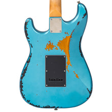 Load image into Gallery viewer, Distressed Gun Hill Blue Over Sunburst Vintage V6 ICON Electric Guitar