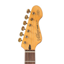 Load image into Gallery viewer, Distressed Gun Hill Blue Over Sunburst Vintage V6 ICON Electric Guitar