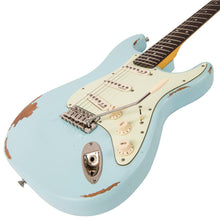 Load image into Gallery viewer, Distressed Laguna Blue Vintage V6 ICON Electric Guitar