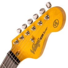 Load image into Gallery viewer, Vintage V6 ICON Electric Guitar ~ Distressed Laguna Blue