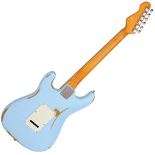 Load image into Gallery viewer, Distressed Laguna Blue Vintage V6 ICON Electric Guitar