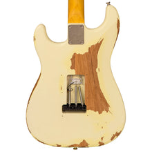Load image into Gallery viewer, Vintage V6 Thomas Blug Signature Electric Guitar ~ Distressed Vintage White