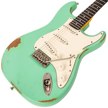 Load image into Gallery viewer, Distressed Ventura Green Vintage V6 ICON Electric Guitar