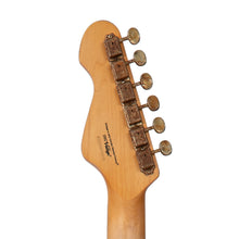 Load image into Gallery viewer, Distressed White Over Sunburst Vintage V6 ICON Electric Guitar