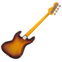 Load image into Gallery viewer, Sunset Sunburst Vintage V74 ICON Fretless Bass Guitar