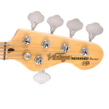 Load image into Gallery viewer, Vintage V96 ReIssued 5-String Active Bass ~ Flamed Tobacco Sunburst