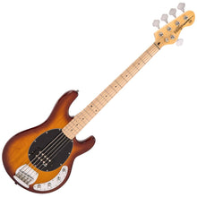 Load image into Gallery viewer, Vintage V96 ReIssued 5-String Active Bass ~ Flamed Tobacco Sunburst