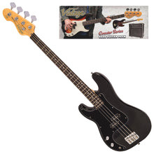 Load image into Gallery viewer, Vintage V40 Coaster Series Bass Guitar Pack ~ Left Hand Boulevard Black
