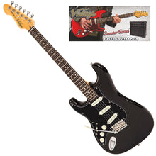 Load image into Gallery viewer, Left Hand Boulevard Black Vintage V60 Coaster Series Electric Guitar Pack
