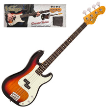 Load image into Gallery viewer, Vintage V40 Coaster Series Bass Guitar Pack ~ 3 Tone Sunburst