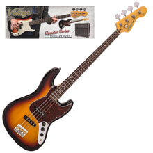 Load image into Gallery viewer, Vintage V49 Coaster Series Bass Guitar Pack ~ 3 Tone Sunburst