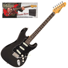 Load image into Gallery viewer, Boulevard Black Vintage V60 Coaster Series Electric Guitar Pack