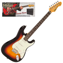 Load image into Gallery viewer, 3 Tone Sunburst Vintage V60 Coaster Series Electric Guitar Pack
