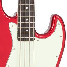 Load image into Gallery viewer, Candy Apple Red Vintage VJ74 ReIssued Bass Guitar