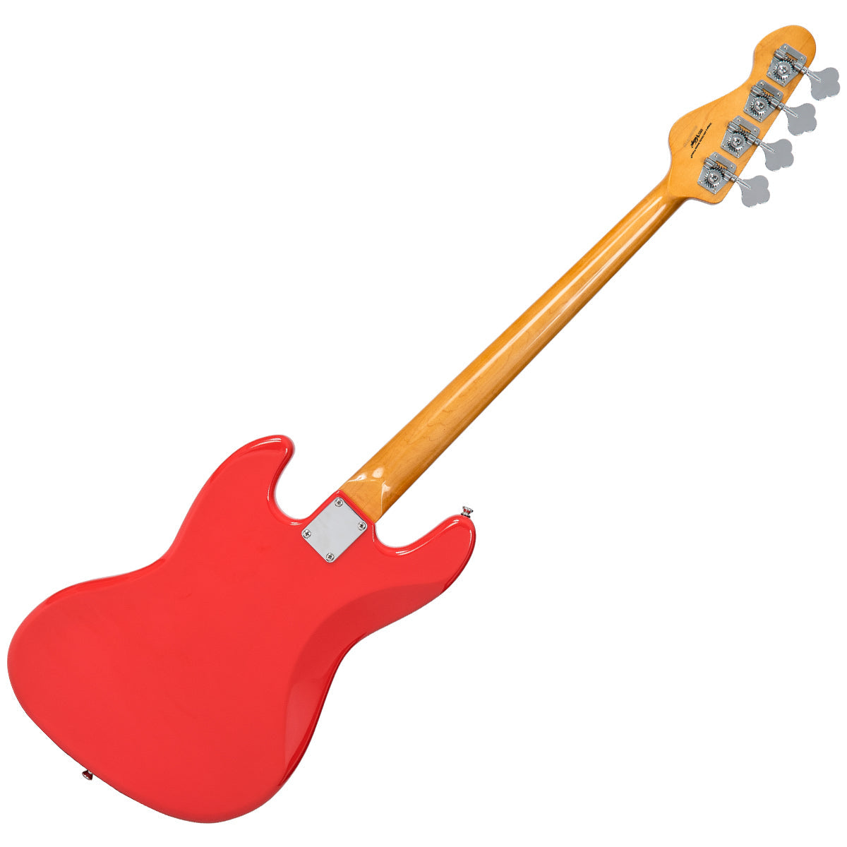 Vintage VJ74 ReIssued Bass ~ Firenza Red – VintageGuitarsRus