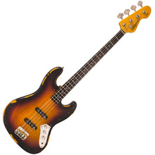 Load image into Gallery viewer, Distressed Sunset Sunburst Vintage VJ74 ICON Bass Guitar