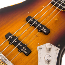Load image into Gallery viewer, Distressed Sunset Sunburst Vintage VJ74 ICON Bass Guitar