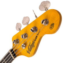 Load image into Gallery viewer, Distressed Sunset Sunburst Vintage VJ74 ICON Bass Guitar