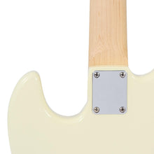 Load image into Gallery viewer, Vintage White Vintage VJ74 ReIssued Maple Fingerboard Bass Guitar