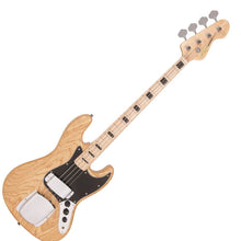 Load image into Gallery viewer, Natural Ash Vintage VJ74 ReIssued Maple Fingerboard Bass Guitar