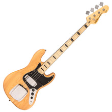 Load image into Gallery viewer, Natural Ash Vintage VJ74 ReIssued Maple Fingerboard Bass Guitar