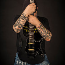 Load image into Gallery viewer, Vintage VMX Series Raider Electric Guitar ~ Satin Black