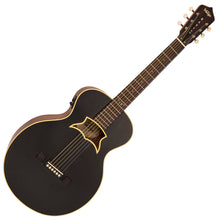 Load image into Gallery viewer, Vintage 'Raven' Paul Brett Electro-Acoustic Guitar ~ Satin Black